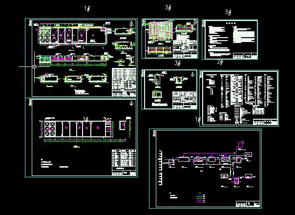 污水處理一體化設(shè)備圖紙|標(biāo)準(zhǔn)圖紙|工藝圖（一體化污水處理設(shè)備工藝圖）-2